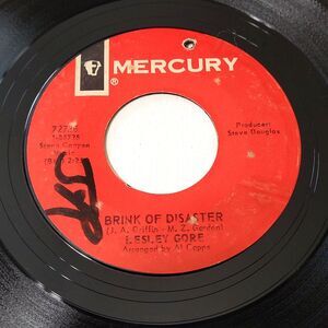 Lesley Gore 45 RPM -  Brink Of Disaster / On A Day Like Today - Mercury VG Rock